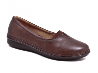 S82011F-2  туфли жен.  и/к н/к коричневый (Health Shoes econom)12