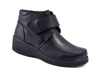 LF87119B  ботинки женские иск.кожа иск.мех черные (Health Shoes econom)/12 36-41