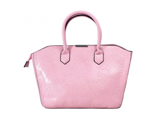 1761 сумка женская иск. кожа розовая
