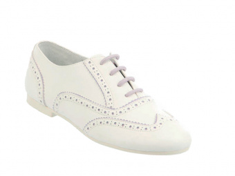 18901-201-01  туфли подростковые иск.кожа нат.кожа бел/фиолетовый (Keddo)/8 32-37