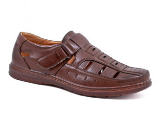 7503-5  п/ботинки мужские иск.кожа иск.кожа коричневый (YIBO)/6 46-48